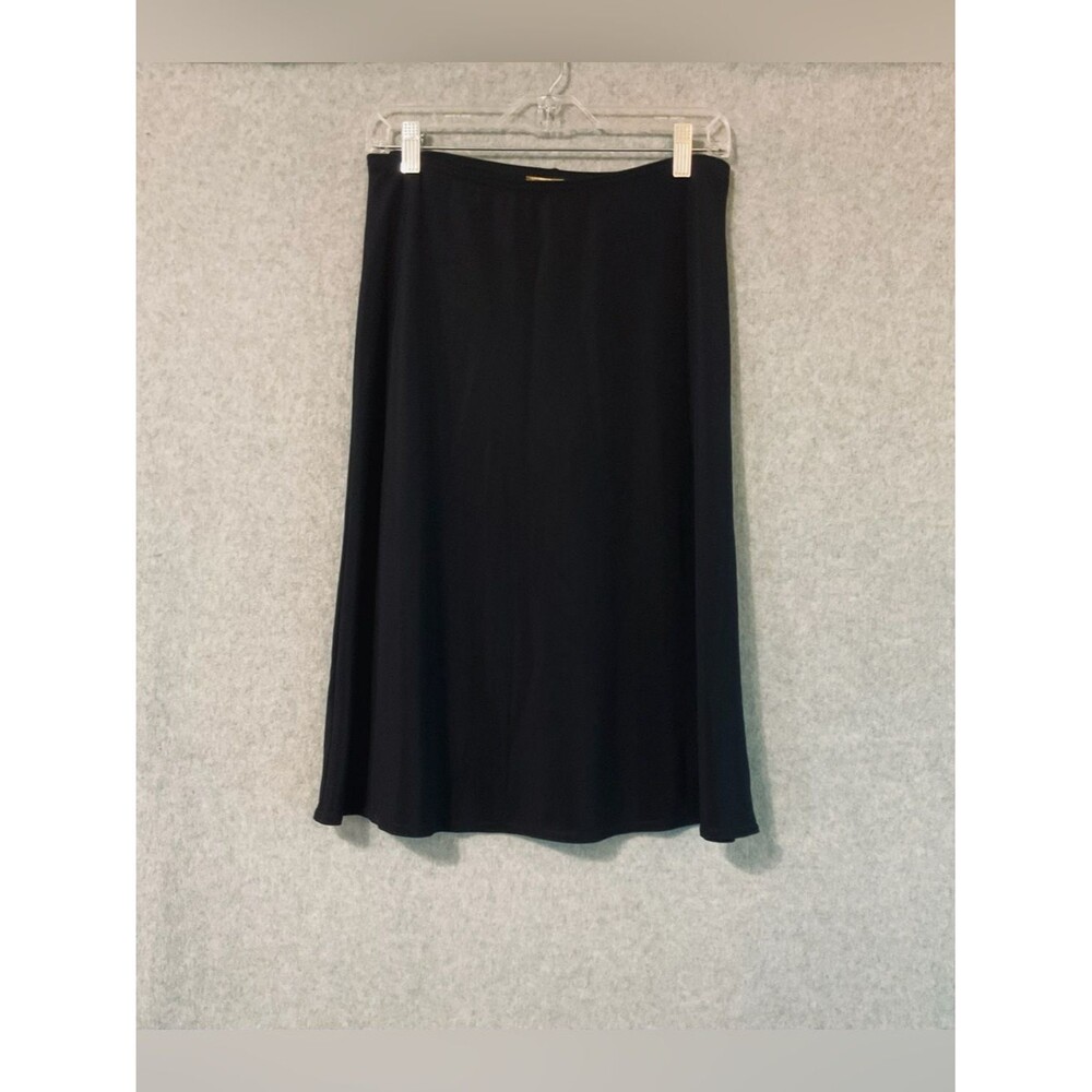 cdw Classic Black A-Line Women's Skirt Sz M